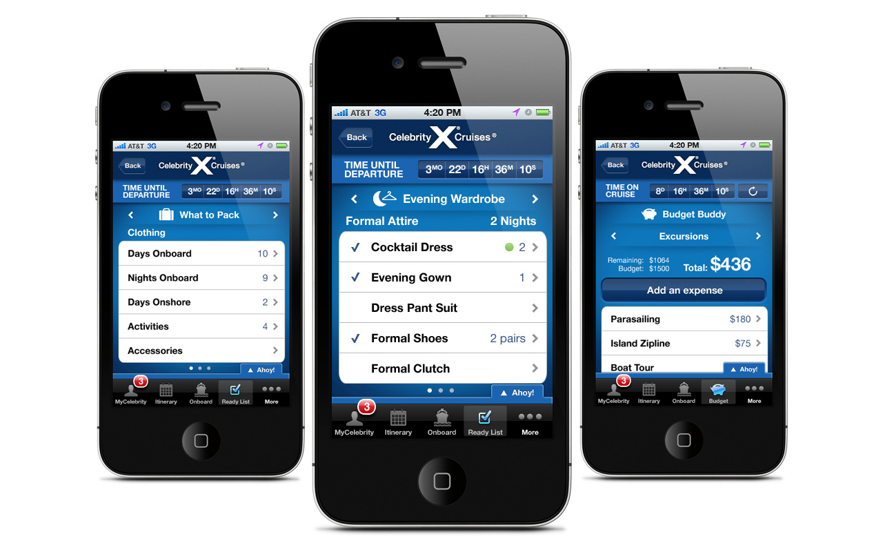 藍色手機軟件UI界面設計